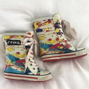 Kids run boots